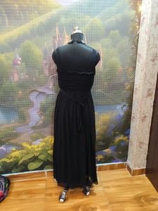 Elegant Black Embellished Gown