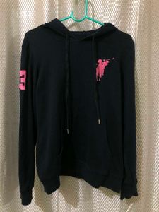 Women's Hoodie with Pink Logo