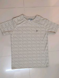 Fitrex Men’s Khaki Printed T-Shirt