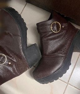 Chunky Heel Ankle Boots