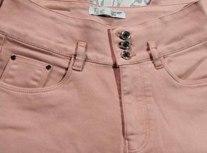 Women's Pink Casual Pants