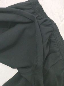 Black Palazzo Pants with Dupatta