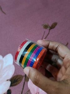 Vibrant Multicolored Bangles Set