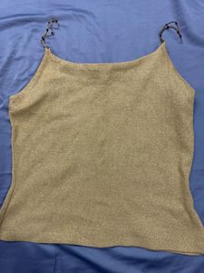 Sparkly Green Cami Top