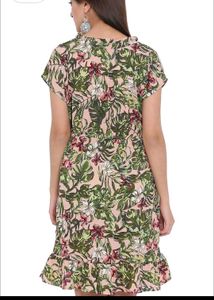 Floral Print Tunic Top