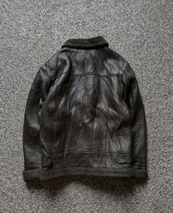 Men's Brown Original Leather Shearling Jacket