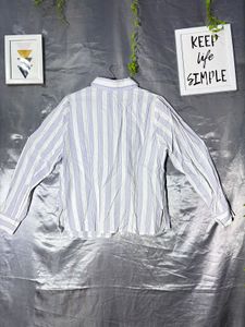 Classic Striped Button-Up Shirt