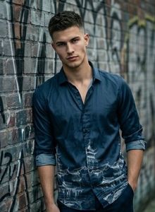 Stylish Men's Button-Up Shirt