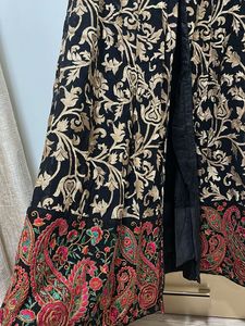 Elegant Black Kurta with Gold Embroidery