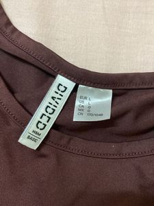 H&amp;M BURGANDY TOP