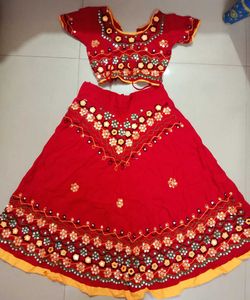 Maroon Chaniya Choli Set