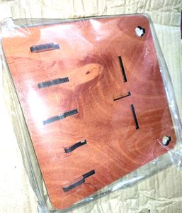 Wood Key Holder With Stand