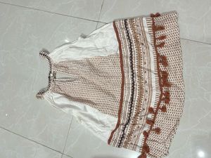 Boho Embroidered Peplum Top