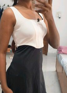 Off-white Corset Style Tank Top