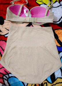 Victoria's Secret Bra With Brief High Waist Shaper