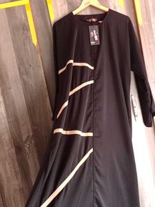 Branded XXL KOREAN NIDA Black Abaya