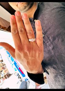 diamond ring pure silver