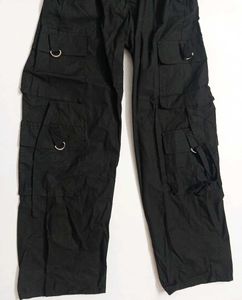 Black baggy Cargo Pants