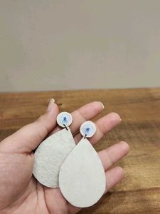 Handmade Teardrop Beaded Dangle Earrings
