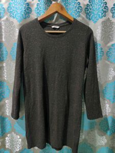 Dark Olive Long Sleeve Tunic/T-shirt Dress