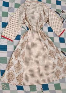 ❤️ Ruby Tassel Elegance Printed Kurti🌷