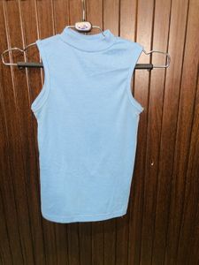 Sleeveless Mock Neck Top