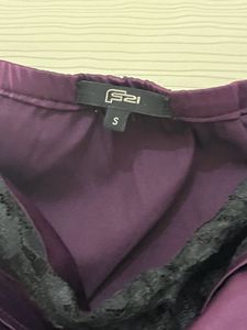 F 21 Purple Party Wear Strapless Dress
