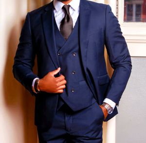 [FULL SET] Three Piece Men Formal Suit