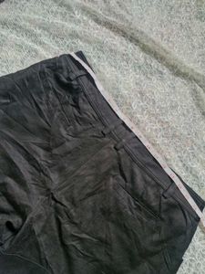 Chic Black Button Detail Shorts
