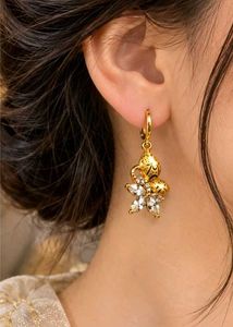 Gold Plated Butterfly Pendant &amp; Earring Set