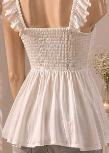 White Aesthetic Star Top