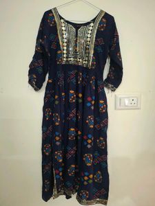 Beautiful Navy Blue Kurta
