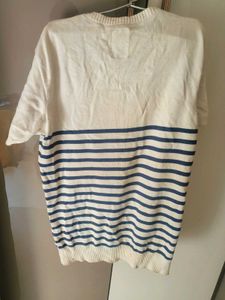 Teamspirit Striped Knit T-Shirt