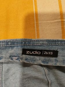 Light Wash Denim Skirt