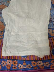 White Cotton Salwar Pants