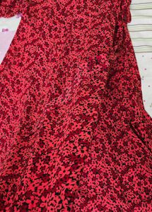 Red High Low Gown From Westside