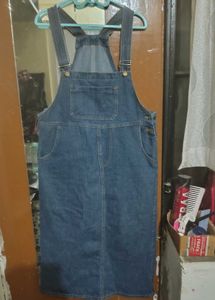 Denim Overall Dress