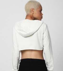 Forever 21 Black Cropped Hoodie
