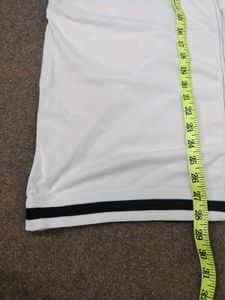 Nike White Short Sleeve Button-Up Shirt