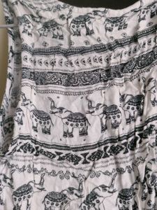 Elephant Print Tank Top