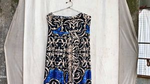 I. Boho Print Wide Leg Palazzo Pants