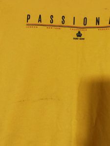 Yellow Printed Sweatshirt (Women)