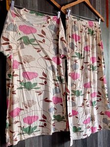 Floral Print co-ords set or night suit