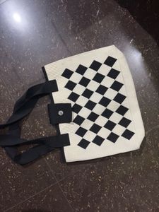 Chic Checkerboard Tote Bag