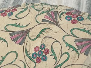 Beige Floral Print Lehenga Choli