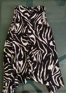 Zebra Print Sleeveless Tank
