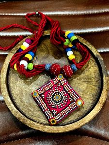 Boho Embroidered Neckpiece