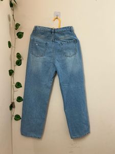 Ripped Knee Denim Jeans