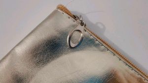 Elegant Golden Makeup &amp; Utility Pouch