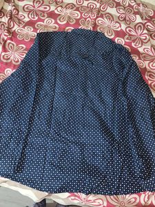 Men's Navy Blue Polka Dot Shirt